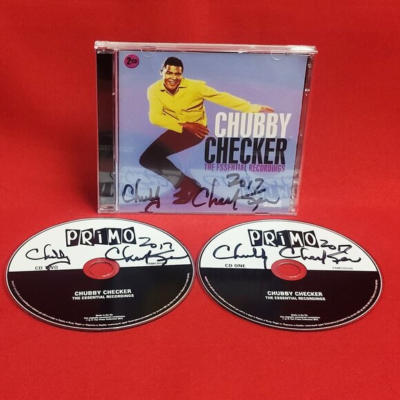 Chubby Checker The Essential Recordings 2 Disc CD 2015 Signed - Picture 8 of 9